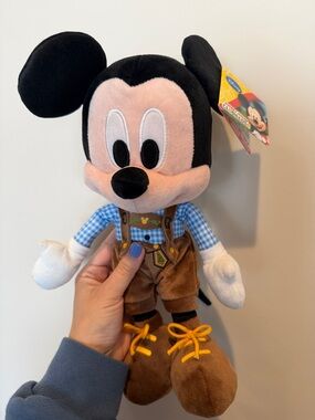 NWT Disney Mickey Mouse Clubhouse Lederhosen Plush